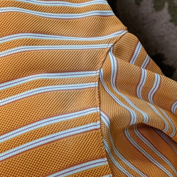 Nike Men's XL Golf Polo Short Sleeve Orange/White - Picture 7 of 11
